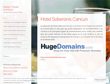 Tablet Screenshot of mexicotraveladvisors.wordpress.com
