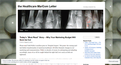 Desktop Screenshot of healthcaremarcom.wordpress.com