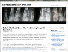 Tablet Screenshot of healthcaremarcom.wordpress.com