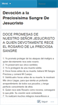 Mobile Screenshot of devocionalapreciosisimasangredejesucristo.wordpress.com