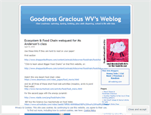 Tablet Screenshot of goodnessgraciouswv.wordpress.com
