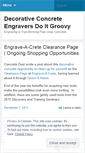 Mobile Screenshot of engraveacrete.wordpress.com