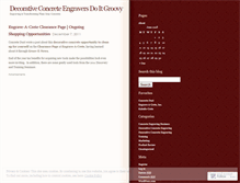 Tablet Screenshot of engraveacrete.wordpress.com