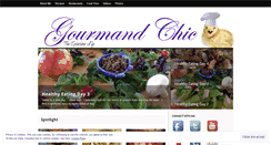 Desktop Screenshot of gourmandchic.wordpress.com