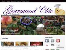 Tablet Screenshot of gourmandchic.wordpress.com