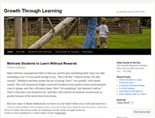 Tablet Screenshot of growththroughlearning.wordpress.com