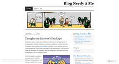 Desktop Screenshot of blognerdytome.wordpress.com
