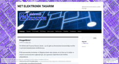 Desktop Screenshot of elektroniktasarim.wordpress.com