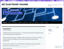 Tablet Screenshot of elektroniktasarim.wordpress.com