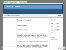 Tablet Screenshot of letrasylectura.wordpress.com