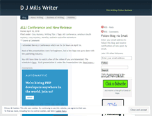 Tablet Screenshot of djmills.wordpress.com