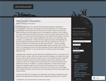 Tablet Screenshot of daliahalabi.wordpress.com