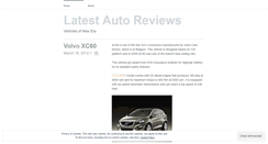 Desktop Screenshot of latestautoreviews.wordpress.com