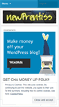 Mobile Screenshot of newprentiss.wordpress.com