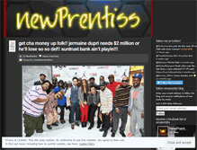 Tablet Screenshot of newprentiss.wordpress.com