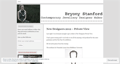 Desktop Screenshot of bryonystanford.wordpress.com