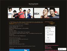 Tablet Screenshot of bigbangkorean.wordpress.com