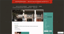 Desktop Screenshot of centrodeestudiantesdel41.wordpress.com