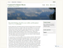 Tablet Screenshot of carolynecoblog.wordpress.com