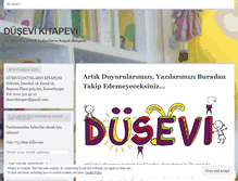 Tablet Screenshot of dusevikitapevi.wordpress.com