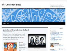 Tablet Screenshot of msconrady.wordpress.com