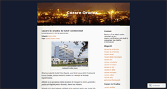 Desktop Screenshot of cazareinoradea.wordpress.com