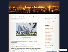 Tablet Screenshot of cazareinoradea.wordpress.com