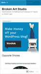 Mobile Screenshot of brokenartstudio.wordpress.com