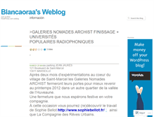 Tablet Screenshot of blancaoraa.wordpress.com