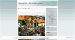 Desktop Screenshot of malaliavilla.wordpress.com