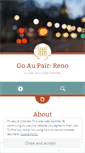 Mobile Screenshot of goaupairreno.wordpress.com