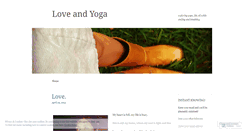 Desktop Screenshot of fortheloveofyoga.wordpress.com