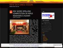 Tablet Screenshot of newskylinkvision.wordpress.com