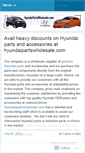 Mobile Screenshot of hyundaipartswholesale.wordpress.com