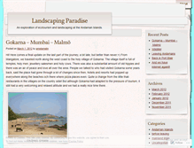 Tablet Screenshot of landscapingparadise.wordpress.com