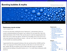 Tablet Screenshot of bubblebusting.wordpress.com