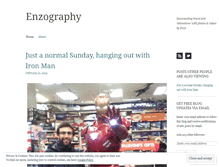 Tablet Screenshot of enzography.wordpress.com