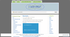 Desktop Screenshot of indyweddingworld.wordpress.com