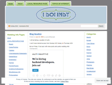 Tablet Screenshot of indyweddingworld.wordpress.com