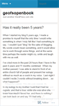 Mobile Screenshot of geofsopenbook.wordpress.com
