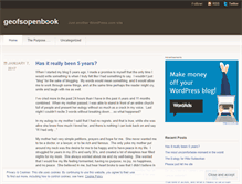 Tablet Screenshot of geofsopenbook.wordpress.com