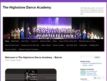 Tablet Screenshot of highstonedanceacademy.wordpress.com