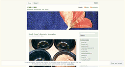 Desktop Screenshot of papaverblog.wordpress.com