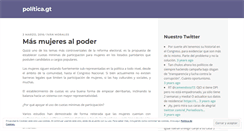 Desktop Screenshot of politicagt.wordpress.com