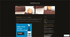 Desktop Screenshot of chokladbiten.wordpress.com