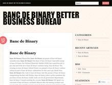 Tablet Screenshot of billpay.bancdebinarybetterbusinessbureau.wordpress.com