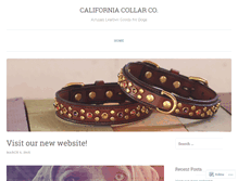 Tablet Screenshot of californiacollarco.wordpress.com