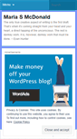 Mobile Screenshot of mariasmcdonald.wordpress.com
