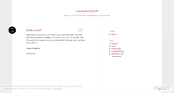 Desktop Screenshot of masciatherly5018.wordpress.com