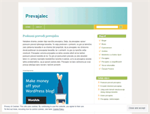 Tablet Screenshot of prevajalec.wordpress.com